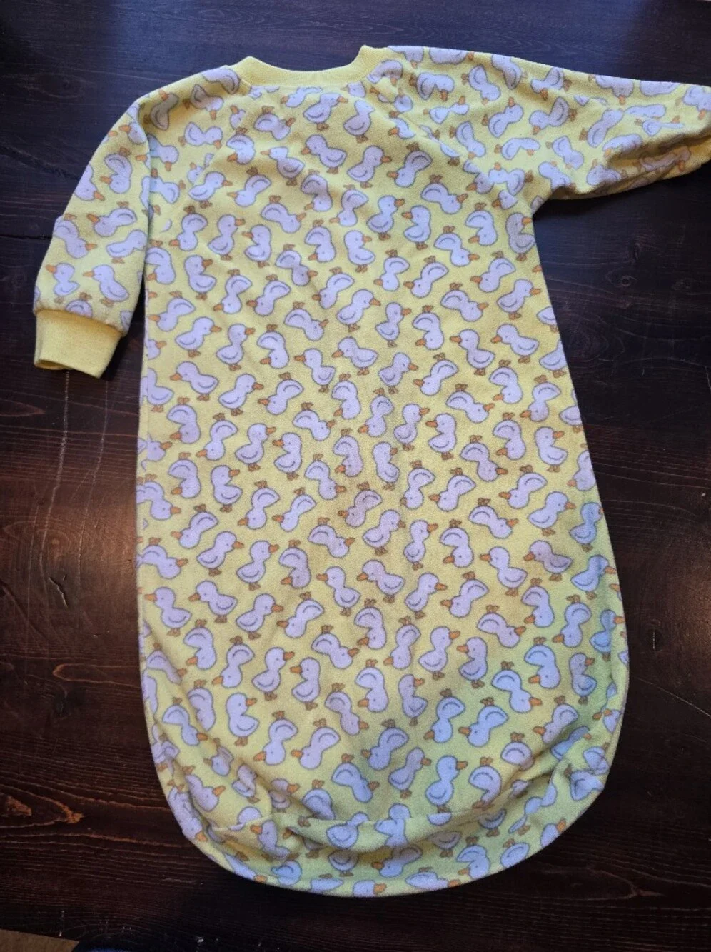 Child of Mine by Carter's Yellow Duck Fleece Wearable Blanket Sleep Sack